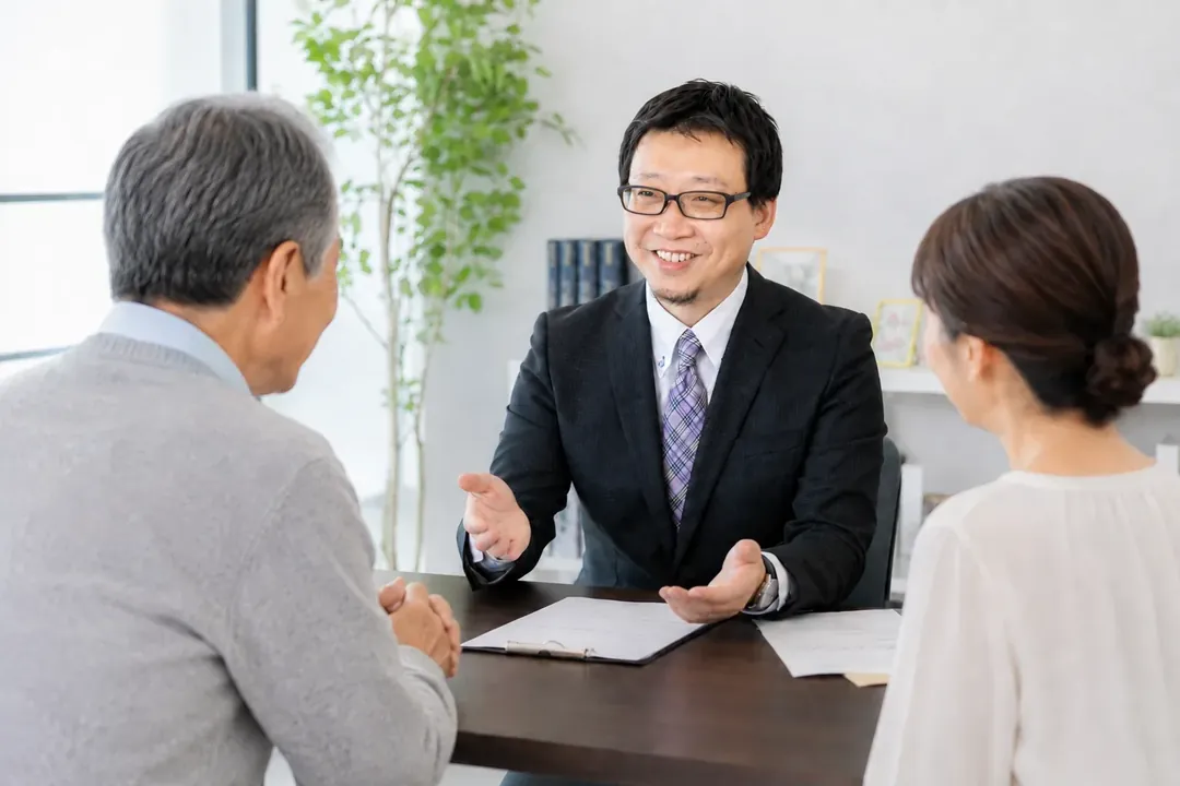 当事務所での相談シーン